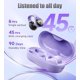 thumbnail image 2 of Auriculares inalámbricos Bluetooth 5.3 King Lucky i21 Púrpura, 2 of 3