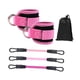 thumbnail image 5 of 3 Piezas De Bandas De Resistencia Para Tobillos Con Pu?os Para Entrenamiento De Fuerza, Color Rosa, 5 of 5