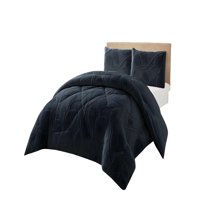 Genérico - Cobertor Texturizado De Invierno Ry 2 Plazas Negro