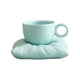 thumbnail image 1 of Taza De Café Con Asa Y Posavasos Para Decoración De Oficina En Casa, Color Azul Claro, 1 of 5