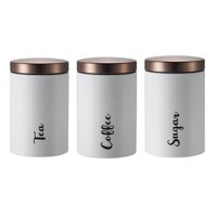 Magideal - Caja De Almacenamiento De Acero Inoxidable De 3 Piezas, Decoración Con Tapa, Organizador A Prueba De Polvo, Contenedores Para Armario, Dormitorio,