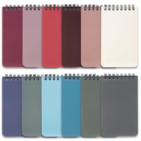 Cuaderno de bolsillo QiCheng 3x5 pulgadas 75 hojas colores surtidos