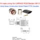 thumbnail image 4 of Conector Riotaxy N macho Crimp de 50 ohmios para LMR400 (10 unidades), 4 of 5