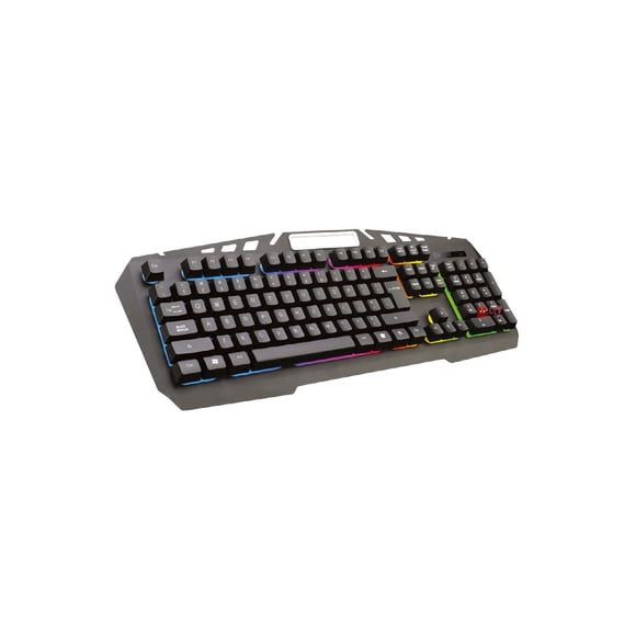 Teclado Gamer Pc Usb Retroiluminado Metálico Negro - Ps