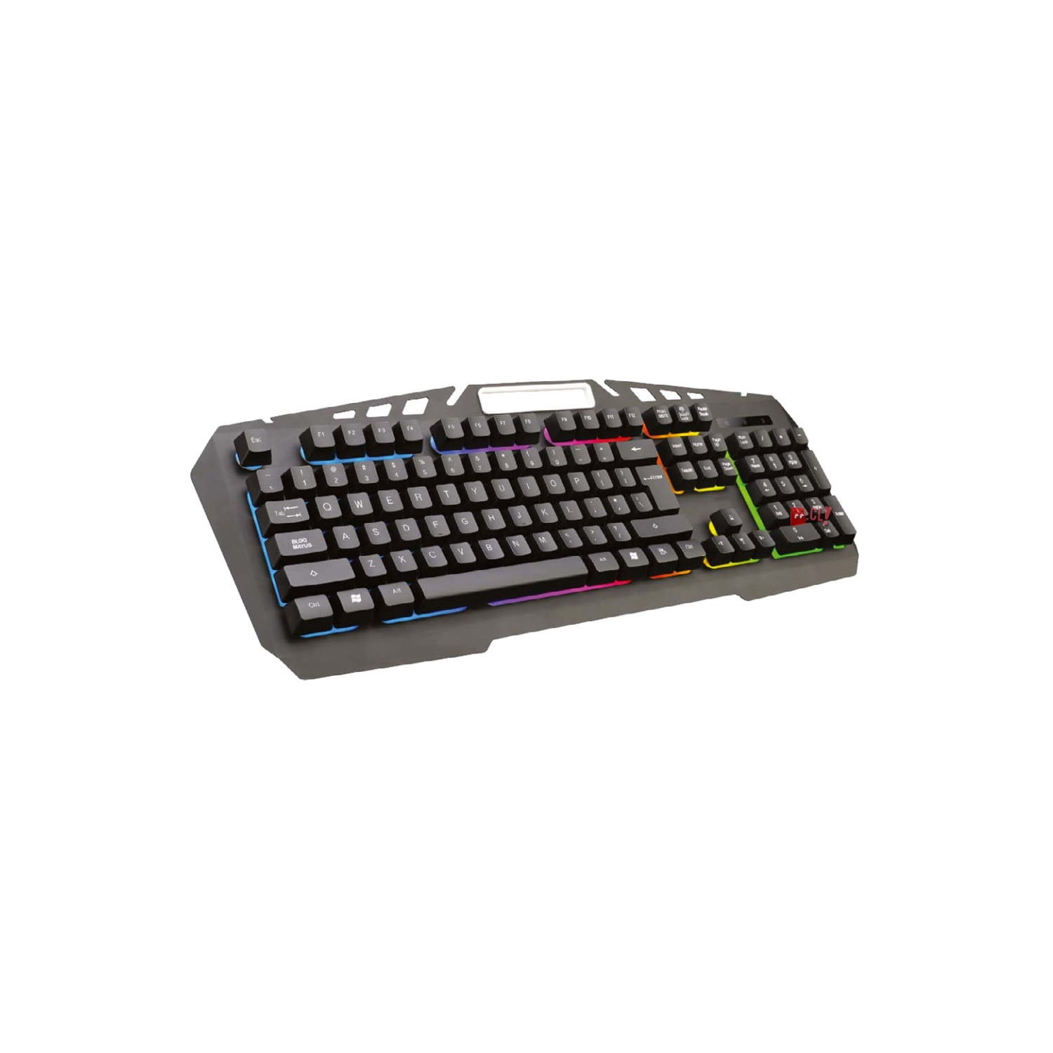 Dblue - Teclado Gamer Pc Usb Retroiluminado Metálico Negro - Ps