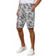 thumbnail image 4 of Pantalones Cortos de Hombre INSPIRE CHIC Estampado Animal Cierre de Cremallera Ajuste Regular Pantalones Cortos de Vestir Casual 32 Estampado de Cebra, 4 of 5