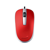 Genius - Clasico Mouse Optico Dx-120 Usb-A Rojo