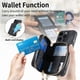 thumbnail image 4 of Funda Tipo Cartera con Correa Cruzada para iPhone 15 Pro Max Protección Contra Golpes Negro, 4 of 6