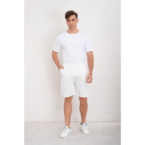 Likeshop - Short Cargo Bermuda Hombre Tipo Lino Temporada Primavera Verano 7145