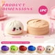 thumbnail image 2 of Juguete squishy niaosiben en forma de dumpling de 8,5 cm, pelota antiestrés, 2 of 7