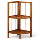 thumbnail image 1 of Repisa De Madera 2 Niveles Esquinera Plegable Multiuso, 1 of 5