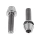 thumbnail image 4 of 2 piezas de aleación de titanio bicicleta cabeza cónica tornillo tornillos arandela m5x20, plata, 4 of 5