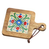 Magideal - Tapete Para Ollas Con Azulejos De Madera, Resistente Al Calor, Decoración Del Hogar, Manteles Individuales De Madera, Tapete Para Tazas, Protección De B