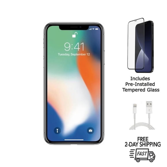 Apple iPhone X 256GB Plateado - Reacondicionado