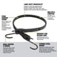 thumbnail image 2 of Correas de lona de goma DEWALT DXBC3001031 negras 31, paquete de 10, 2 of 8