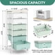 thumbnail image 2 of Carro organizador APEXCHASER de 6 cajones con tapa de madera, verde, 2 of 8