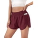 thumbnail image 1 of Pantalones Cortos Deportivos De Secado Rápido Para Mujer, Con Cintura Elástica Y Bolsillos. Pantalones Cortos Deportivos De Secado Rápido Para Mujer, De Doble Capa Y Con Bolsillo. Pantalones Cortos De, 1 of 5