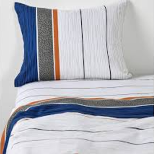 Genérico - Sabanas Cannon King 144 Hilos Diseño Blue Smit