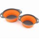 thumbnail image 2 of Colador plegable con cesta de drenaje Naranja, 2 of 3