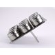 thumbnail image 3 of Especiero Set 10 Piezas Acero Inoxidable Plateado, 3 of 7