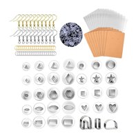 Bothyi - Molde Para Cortar Pendientes, Molde Para Hornear, Suministros De Arte Para La Fabricación De Joyas, 135 Uds.