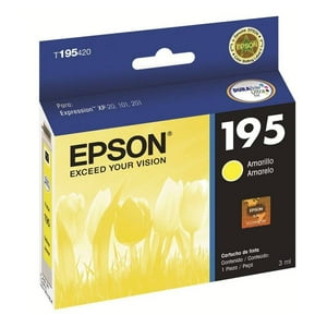 Cartucho De Tinta Epson 195 Amarillo Original
