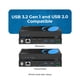 thumbnail image 2 of Extensor USB 3.2 sobre Ethernet HDBaseT Cat6 LAN 100 m OREI, 2 of 9