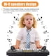 thumbnail image 3 of Teclado y piano portátil APerfectLife Kids de 37 teclas con micrófono negro, 3 of 6