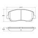 thumbnail image 1 of Pastillas Freno para auto PQPRO 500.16403, 1 of 3