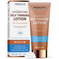 Loción Autobronceadora Yeouth Para Rostro Y Cuerpo 225Ml