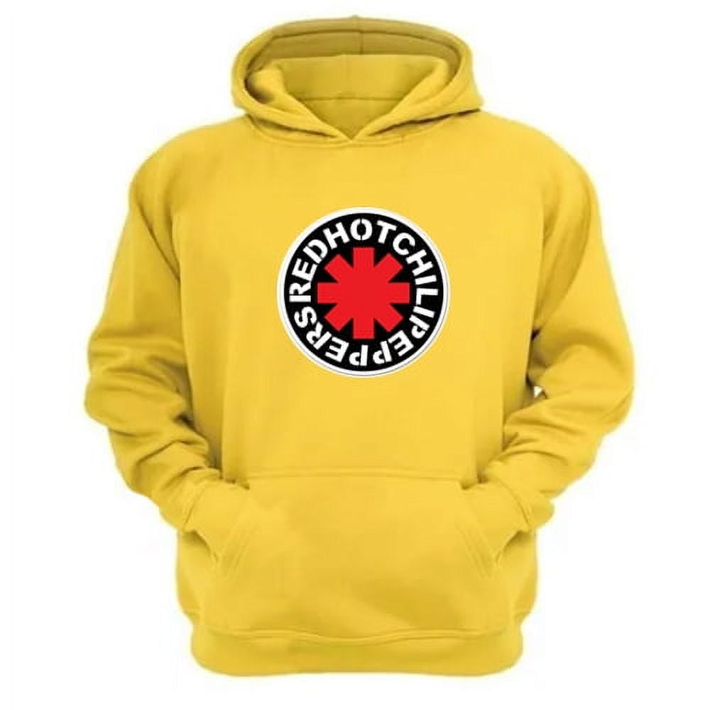 Genérico - Polerón Canguro Red Hot Chili Peppers Amarillo Talla L Unisex