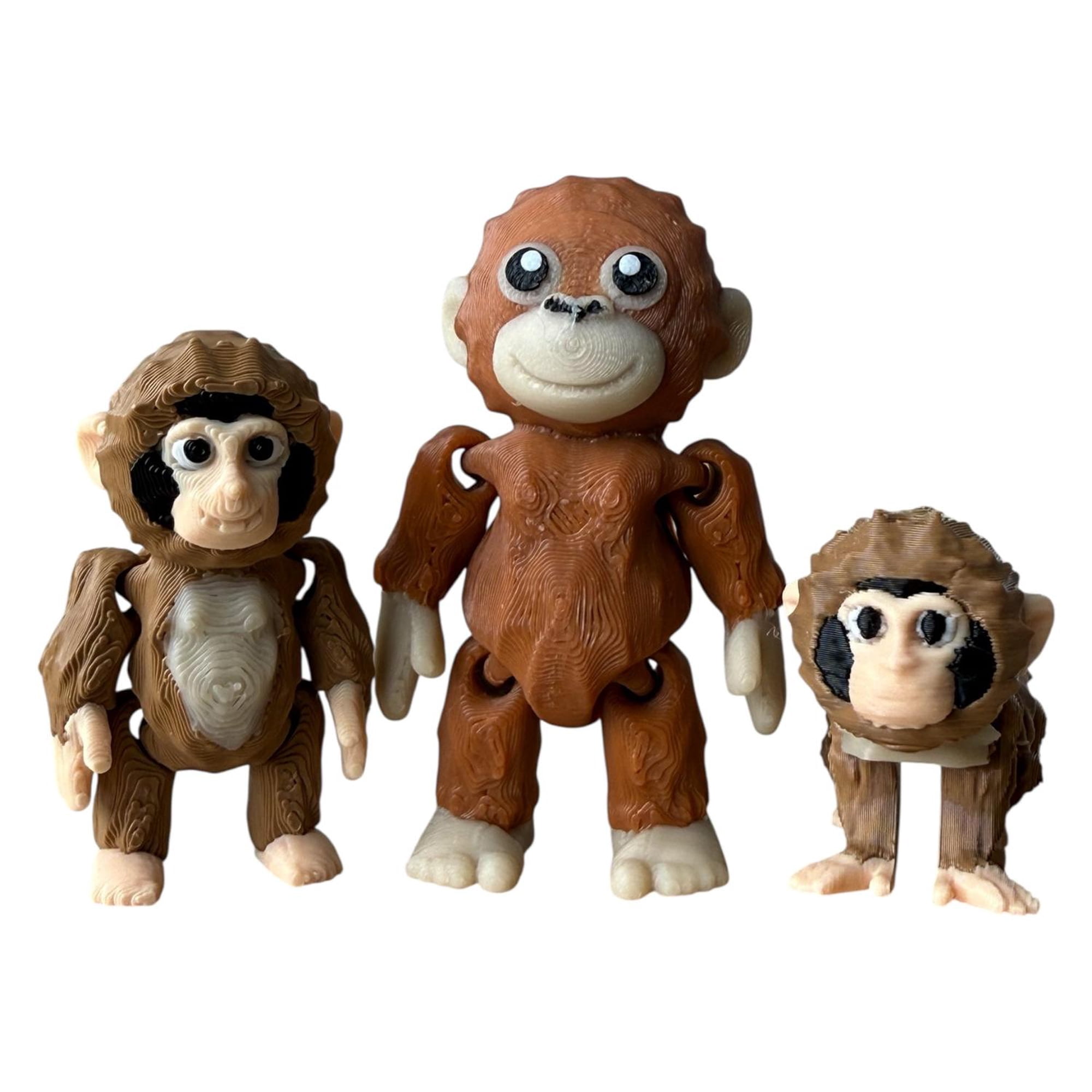 Modoko - Set Figura Articulada Monito Punch Y Su Peluche