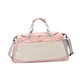 thumbnail image 5 of Bolsa De Deporte Para Gimnasio, Bolsa De Viaje De Gran Capacidad Para Viajes, Ejercicios, Natación, Beige Y Rosa, 5 of 5