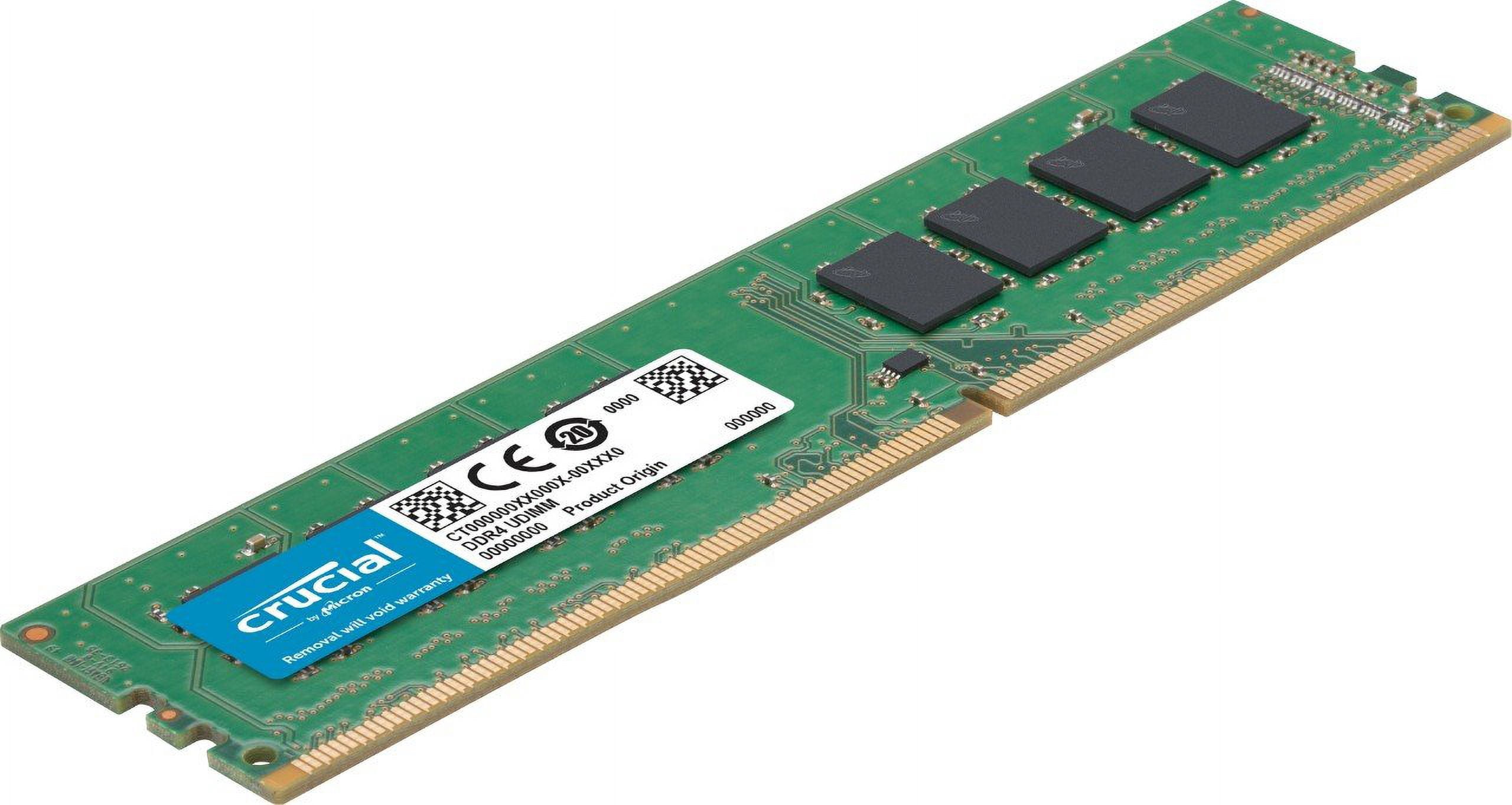 Kit de escritorio RAM Crucial de 32 GB (2 x 16 GB) DDR4 2666 MHz
