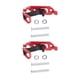 thumbnail image 2 of Soporte de pala para portaequipajes de techo, accesorios de coche, duradero, soportes de montaje en pared, abrazadera de soporte de pala para barcos, Rojo, 2 of 5