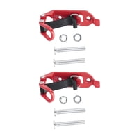 Ioensy - 2 Soportes Para Pala Para Baca Premium, Soporte Para Pala Para Portaequipajes, Barcos, Camiones, Color Rojo