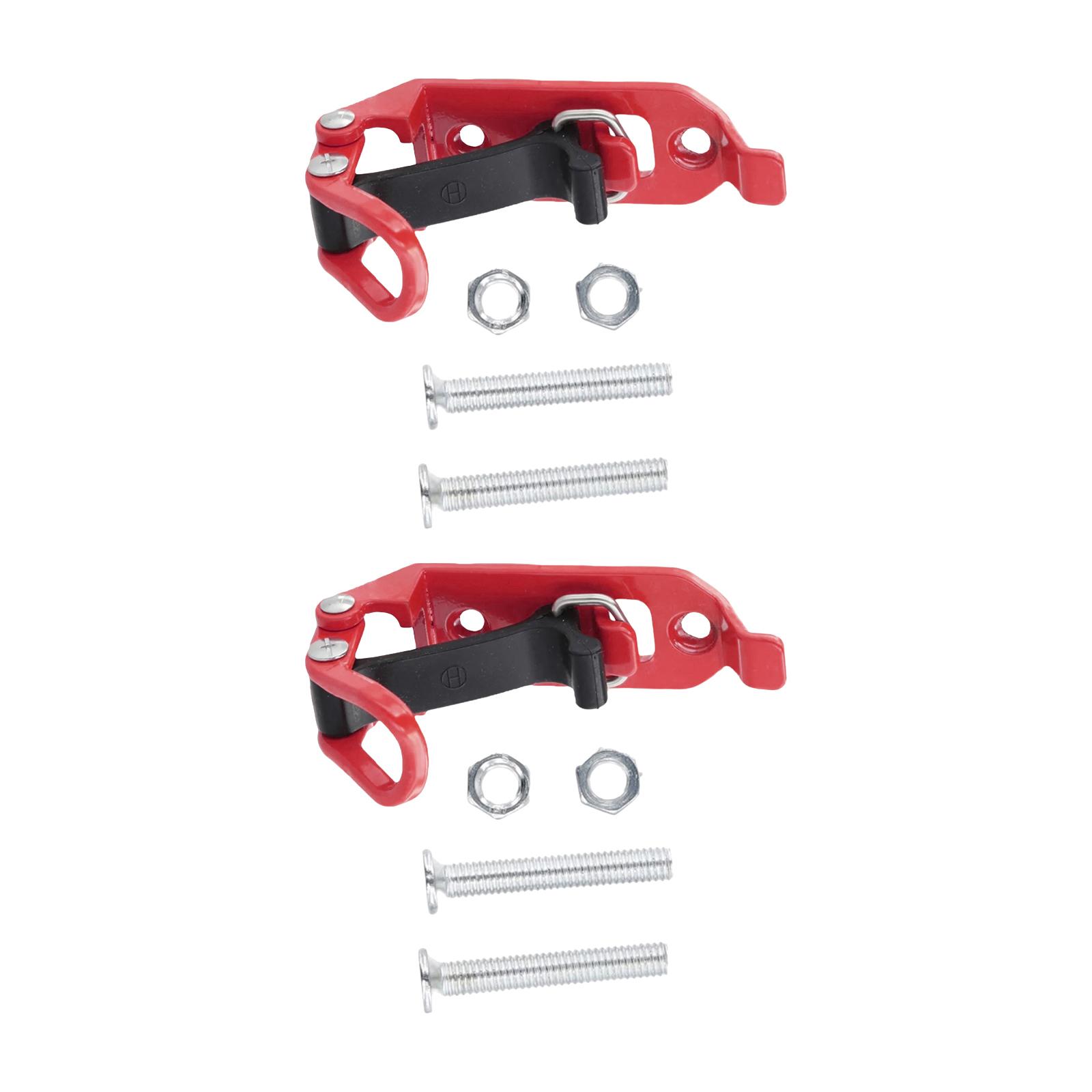 Ioensy - 2 Soportes Para Pala Para Baca Premium, Soporte Para Pala Para Portaequipajes, Barcos, Camiones, Color Rojo