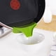 thumbnail image 4 of 2 coladores de silicona para cocina, antiderrames, con borde redondo, deflector y embudo para sopa., 4 of 6