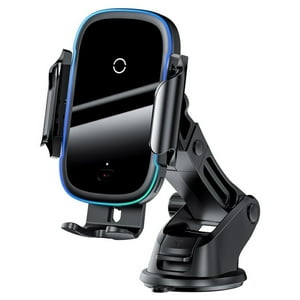 Baseus - Soporte De Auto Con Cargador Inalambrico Carga Rapida Eléctrico 15W