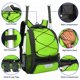 thumbnail image 4 of Mochila de béisbol DAFISKY 34x19x47 cm Verde con portabates, 4 of 7