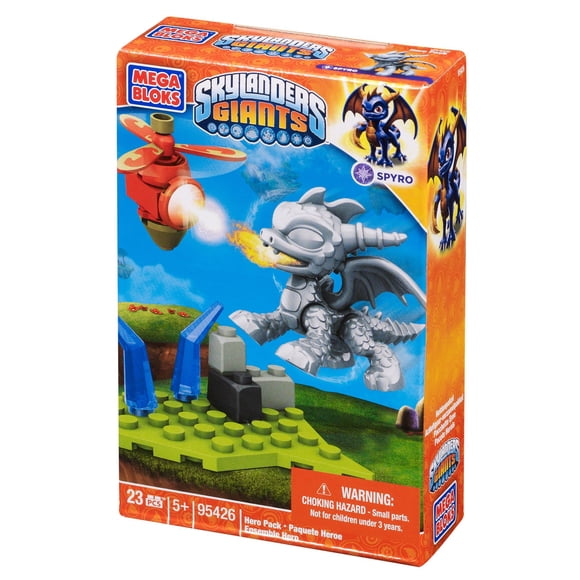 Paquete De Construcción Mega Bloks Skylanders Spyro Metálico +8 Años