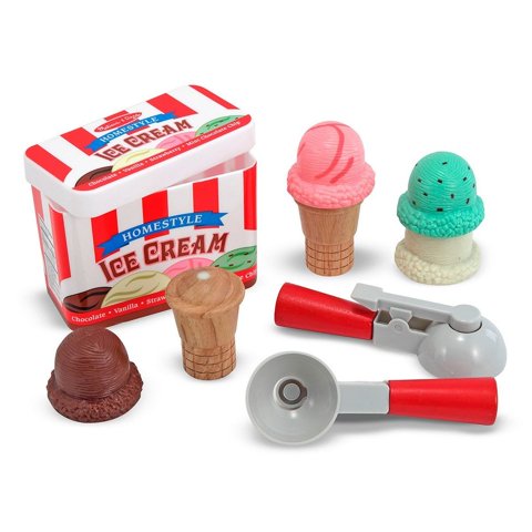 Melissa & Doug - Juego De Helado De Madera Melissa And Doug Magnéticas