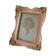 thumbnail image 5 of Marco De Exhibición De Imagen De Flor Tallada Rectangular Marco Interno De 3.8x5.4 Pulgadas Rosa, 5 of 5