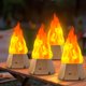 thumbnail image 1 of Lámpara Night Lights Ollcuz Flame recargable por USB, paquete de 4 unidades, 1 of 9