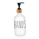 thumbnail image 3 of Dispensador de jabón líquido, dispensador de jabón, botellas vacías reutilizables con bomba, contenedor de líquido, botella de líquido, dispensador de manos blancas, 3 of 5