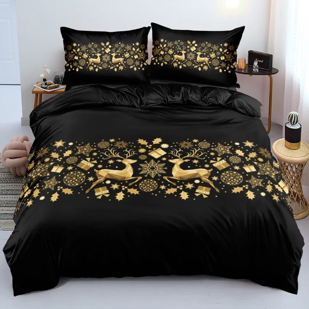 Floral Bedding set Duvet/Quilt/Comforter Cover sets Flower Bed Linen Merry Christmas Design Custom