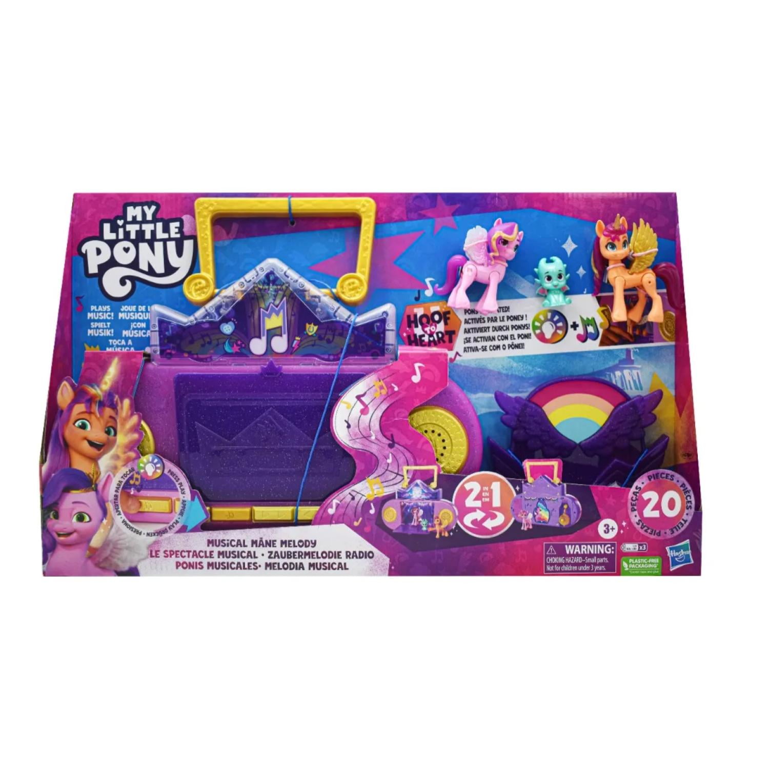 Hasbro - Juguete Ponis Musicales Con Accesorios My Little Pony