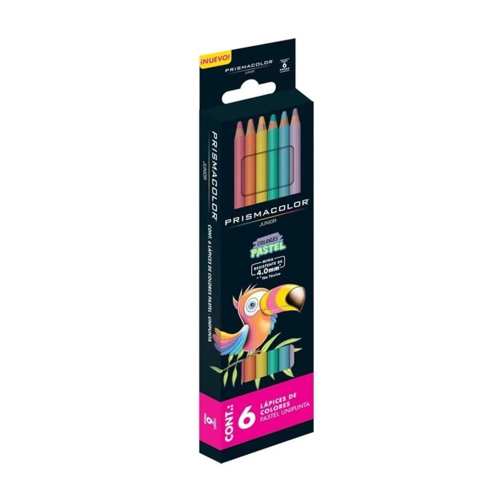 Juego De Lápices De Colores Pastel Prismacolor, 6 Unidades, 4 Mm