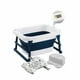 thumbnail image 1 of Bañera Plegable Bebé con Termometro Asiento y Mas Azul, 1 of 6