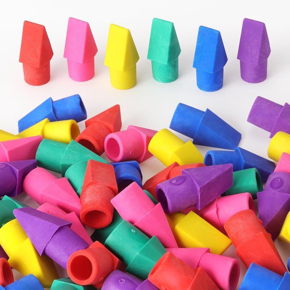 Tamaki 60 Pack Erasers for Pencils, Pencil Top Erasers Cap
